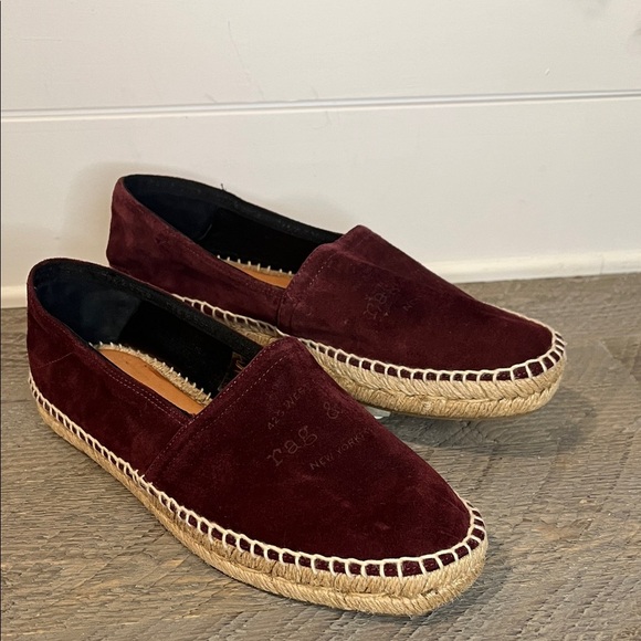 rag & bone Shoes - Rag & Bone Edie Espadrille Merlot Red Size EU 39 US 9